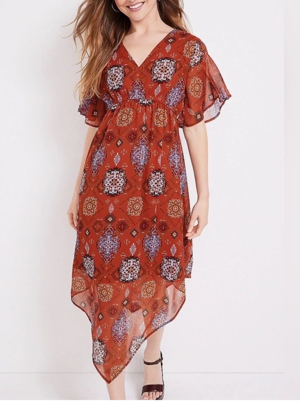 Maurices women’s beautiful dress size 2X boho in excellent condition